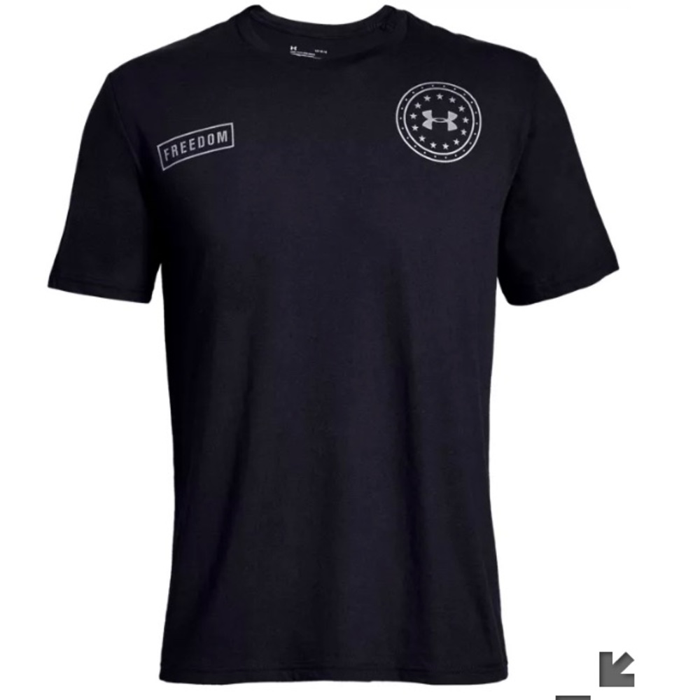 Under Armour Freedom Tee, Medium, Moisture-Wicking